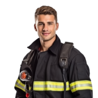 hombre fuego combatiente png