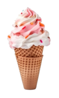 Ice cream cone isolated png