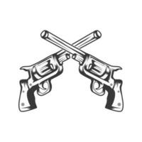 corto pistola vector elemento diseño