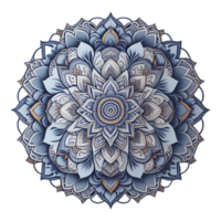 Mandala Design, Blumen- Mandala Design, kreativ und modern Mandala Design, ai generiert png