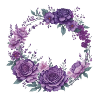 Aquarell Blumen- Blume Design, Aquarell Blume Vereinbarungen Blumen, Aquarell Blume Design, Blume Sublimation Blumen- Clip Art, Hochzeit Dekoration, ai generiert png