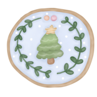 Sweet sugar cookies Christmas tree png