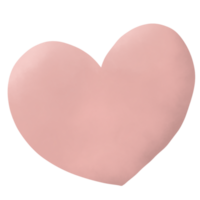 Love heart watercolor png