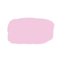 pink paint brush stroke on transparent background png