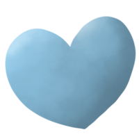 Love heart watercolor png