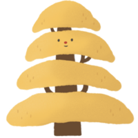 otoño árbol dibujos animados png