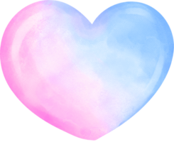 A pastel wireless balloon heart shape watercolor gradient  soft, airy, and dreamy textures. png