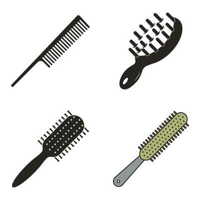 Comb icon vector