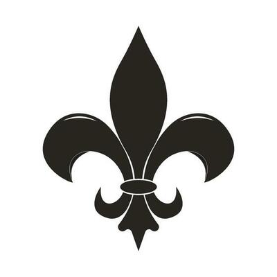 fleur de lis icon vector