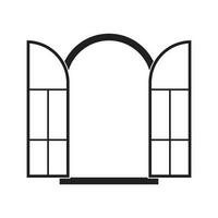 Window icon vector