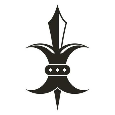 fleur de lis icon vector