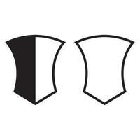 Shield logo design vector