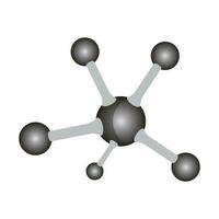 Molecule element icon vector