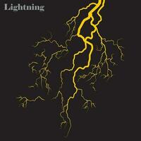 Lightning background vector