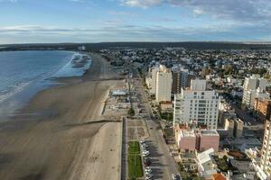 Puerto Madryn City, entrance portal to the Peninsula Valdes natural reserve, World Heritage Site, Patagonia, Argentina. photo