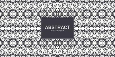 flat ornament line pattern design vector