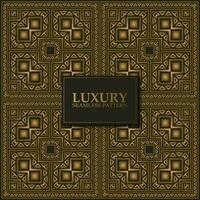 luxury dark seamless pattern background vector