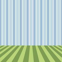 Blue and green vertical stripes seamless pattern lines. suitable for fashion textiles vector