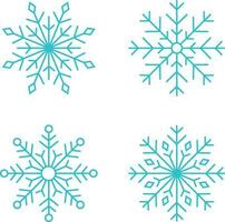 copo de nieve icono elemento. copos de nieve icono vector para diseño decoración. vector ilustración