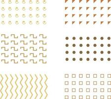 Memphis Geometric Asset.  Memphis design, retro element for design decoration.Vector Pro vector