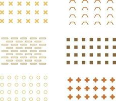 Memphis Geometric Asset.  Memphis design, retro element for design decoration.Vector Pro vector