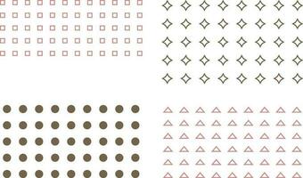 Memphis Geometric Asset, minimal graphic geometric elements dot. Vector dotted designs.