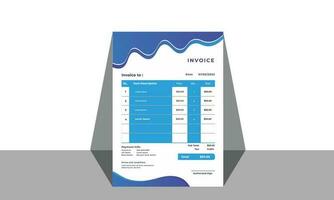 vector modern simple designer invoice