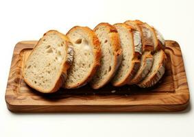 Fresh tasty bread background photo