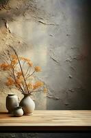 Light background, silky table top texture, scenery. AI generative photo
