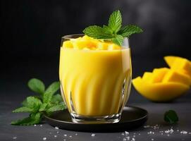 Mango fresh juice photo