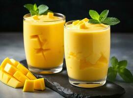 Mango fresh juice photo