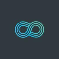 Infinity logo design vector idea with creative and modern concept