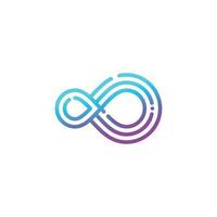 Infinity logo design vector idea with creative and modern concept