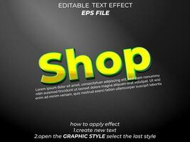 ultimate text effect, typography, 3d text. vector template