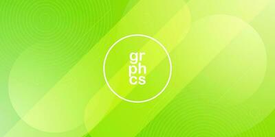 Abstract bright green gradient illustration background with 3d look and simple pattern. cool design.Eps10 vector