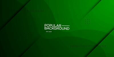 Dynamic simple abstract dark green background with simple shape wave design and line pattern. Eps10 vector template