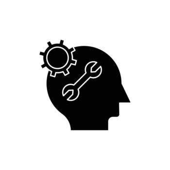 maintenance icon. solid icon vector