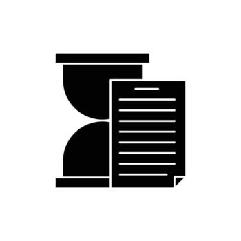 processing icon. solid icon vector