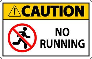 Prohibition Sign, No Running Symbol vector