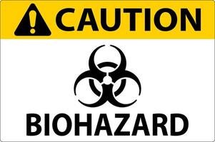 Biohazard Sign, Caution Biohazard Sign vector