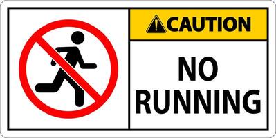 Prohibition Sign, No Running Symbol vector