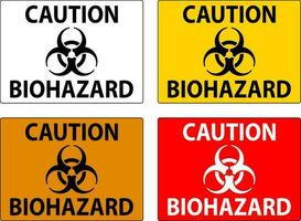 Biohazard Sign, Caution Biohazard Sign vector