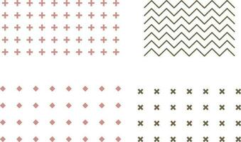 Memphis Geometric Asset, minimal graphic geometric elements dot. Vector dotted designs.