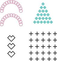 Geometric Shape Simple. Memphis design, retro element for design decoration. Trendy collection of  vector geometric shapes.