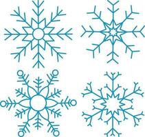 Snowflake. snowflakes icon vector. For design decoration.Vector illustration vector