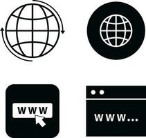 sencillo sitio web icono. símbolo icono vector ilustración para diseño decoración. vector ilustración.