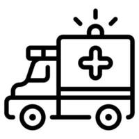 ambulancia icono ilustración vector