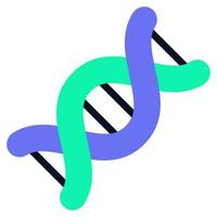 DNA Strand Icon vector