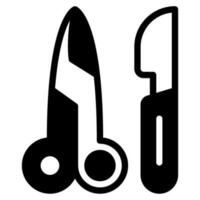 Surgical Scissors Icon vector