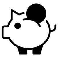 Piggy Bank Icons vector